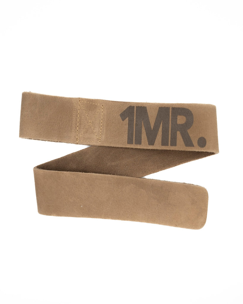 Cappuccino Leather Lifting Straps - 1MR Store