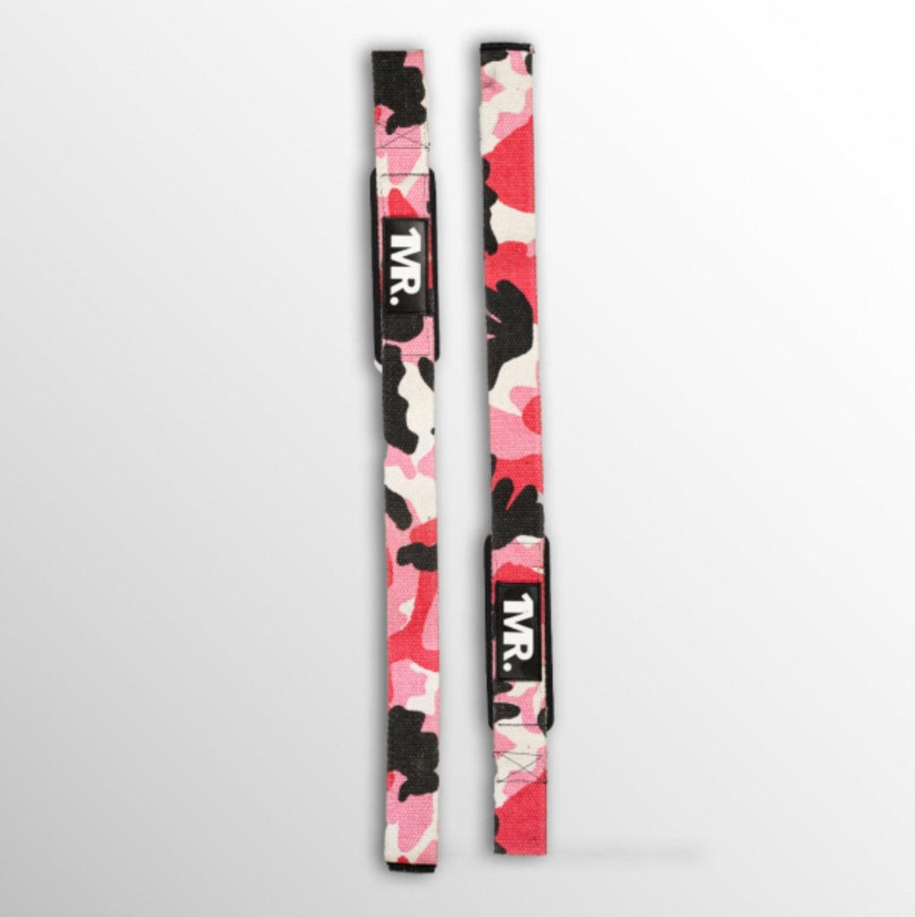 Pink Camo Lifting Straps - 1MR Store